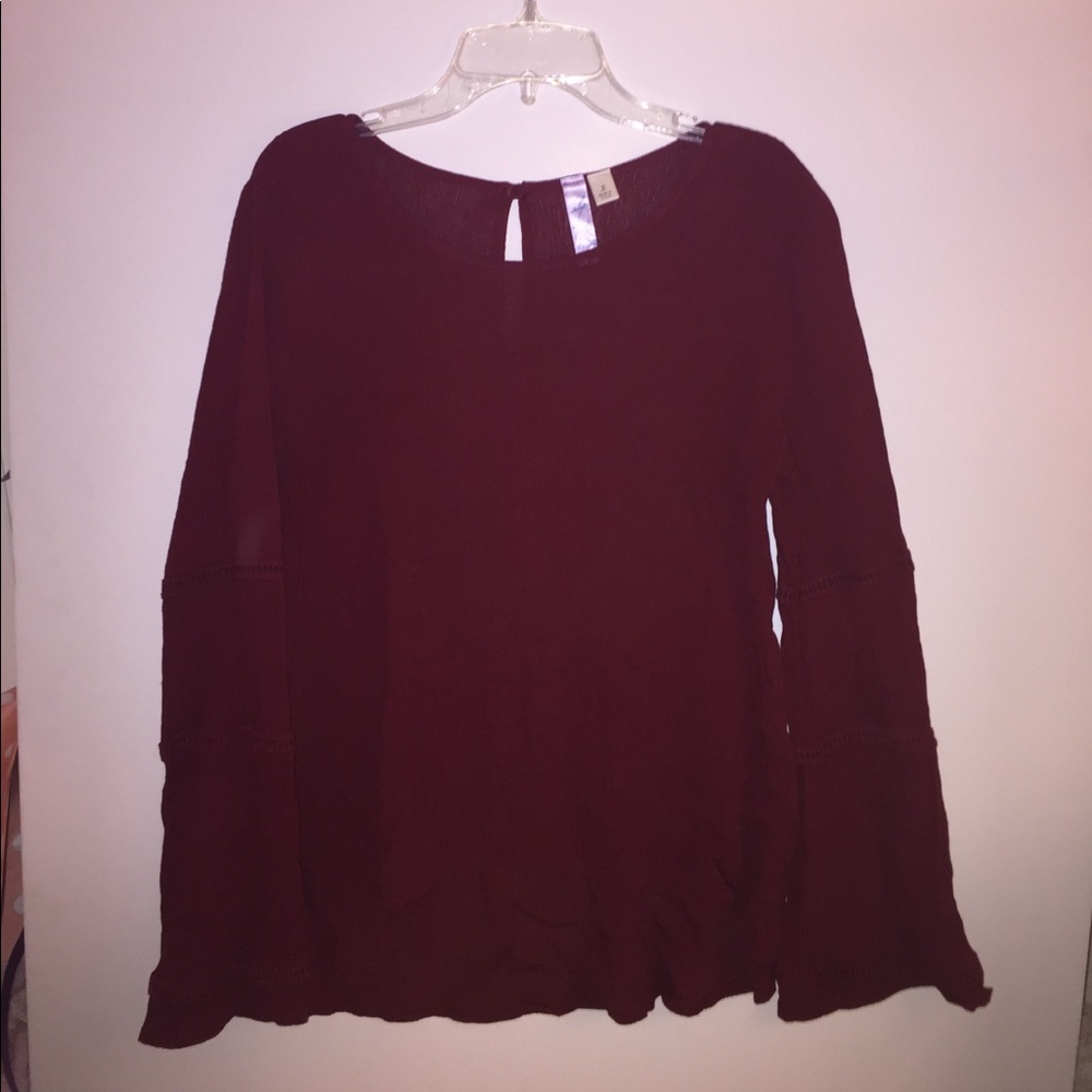 Red blouse