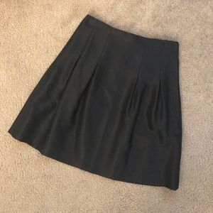 Black, dressy wool skirt