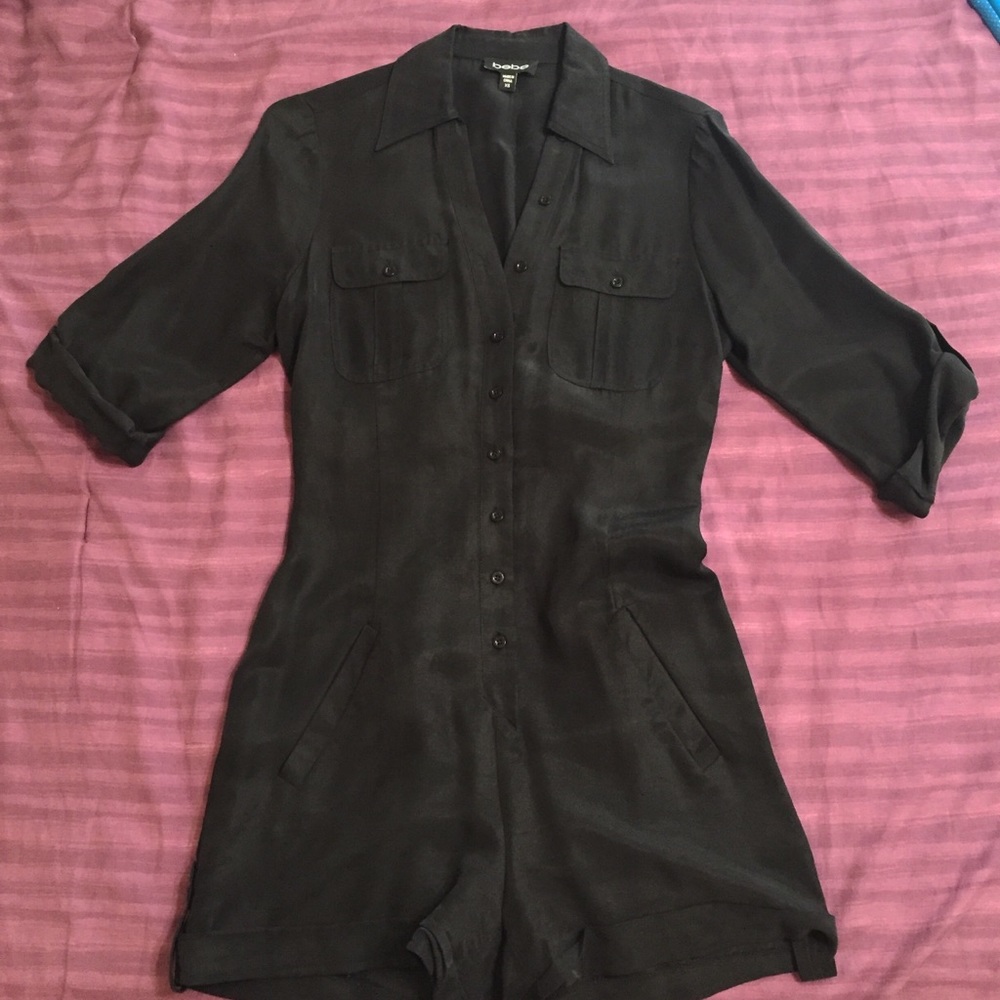Bebe Button-down Romper