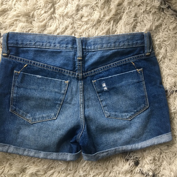 Boyfriend Midi Jean Shorts - Picture 2 of 6