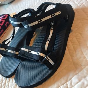 Pink Victoria Secret sandals