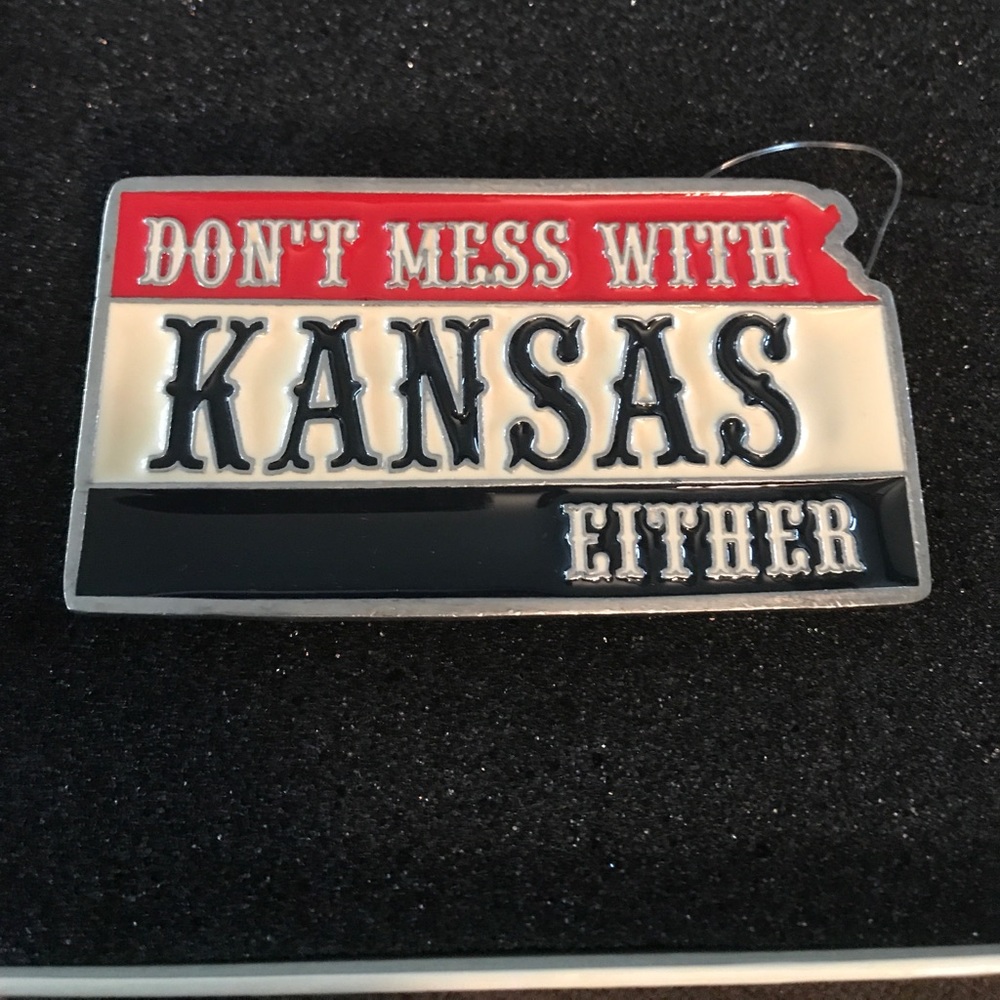 Kansas Belt Buckle