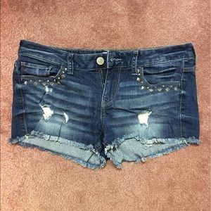 Express studded shorts