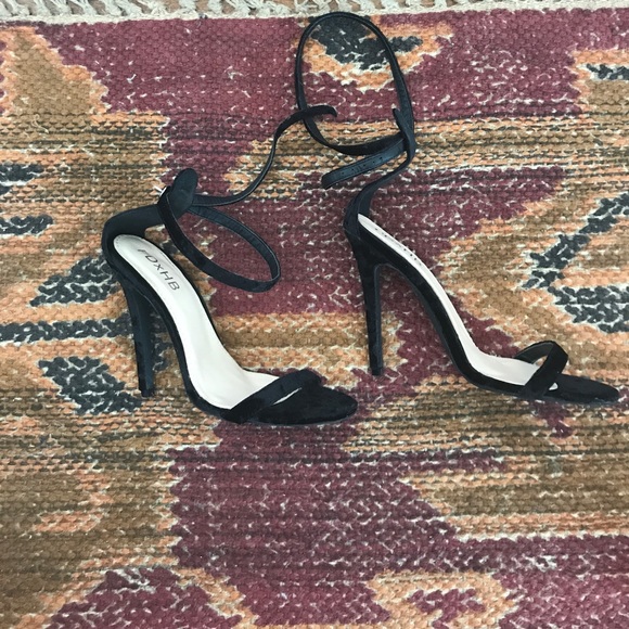 Public desire crushed velvet strappy heel pdxhb - Picture 3 of 5