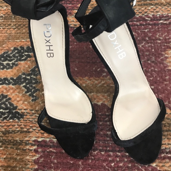 Public desire crushed velvet strappy heel pdxhb - Picture 4 of 5