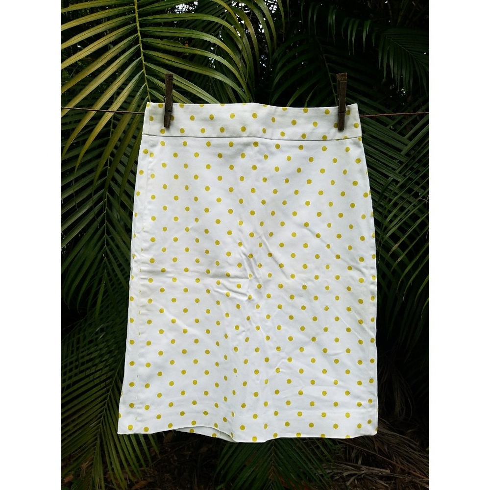 J. Crew Polka Dot Pencil Skirt - Size 2