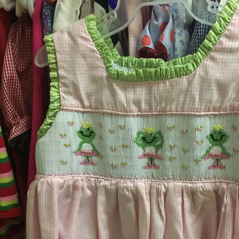 Frog Ballerina Smock