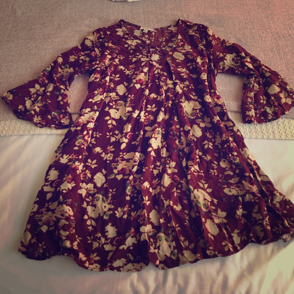 Floral tunic top