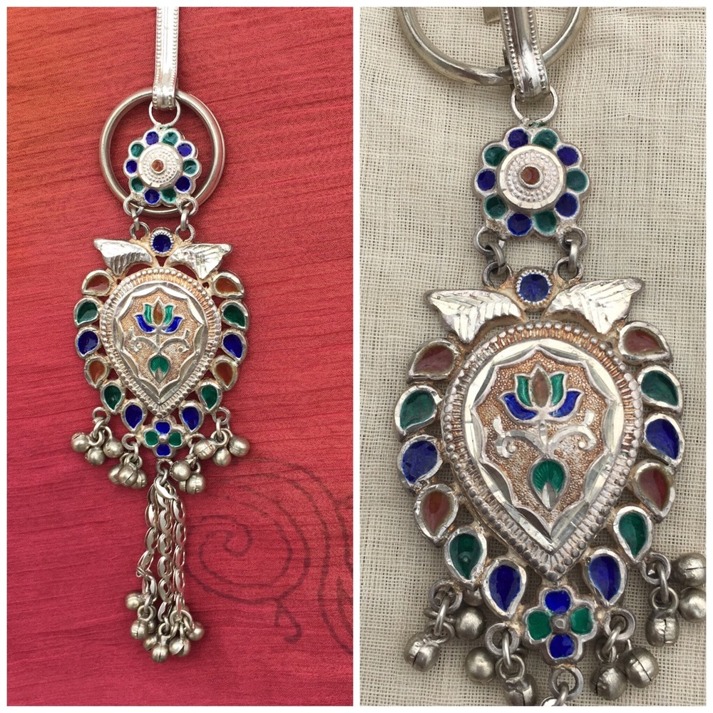Indian inspired clothing accessory/keychain