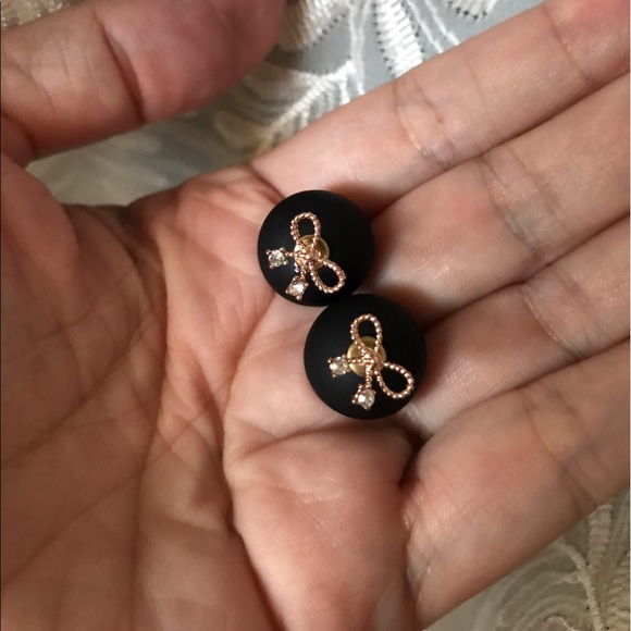 💣Rope Bow Double Side black - Picture 2 of 5