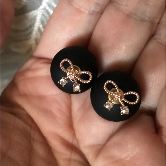 💣Rope Bow Double Side black - Picture 3 of 5