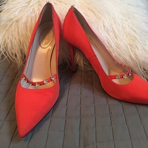 SJP Daphne Pumps Orange 39.5