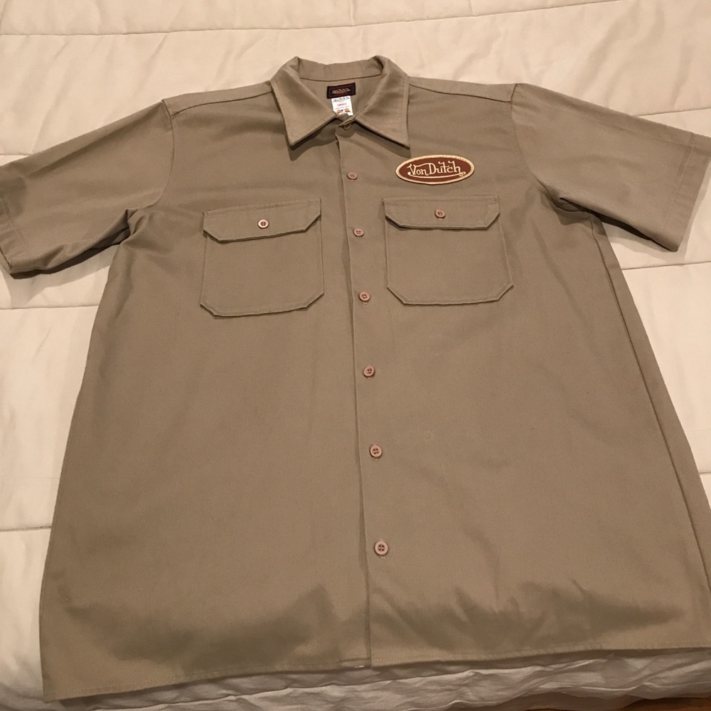 Von Dutch short sleeve button down.