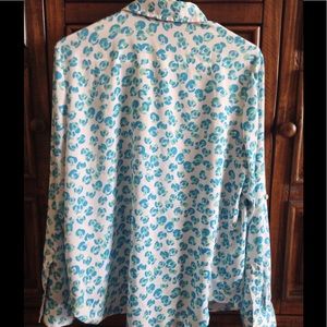 Loft Ann Taylor Haut Femme M Sans Manches Multicolore à