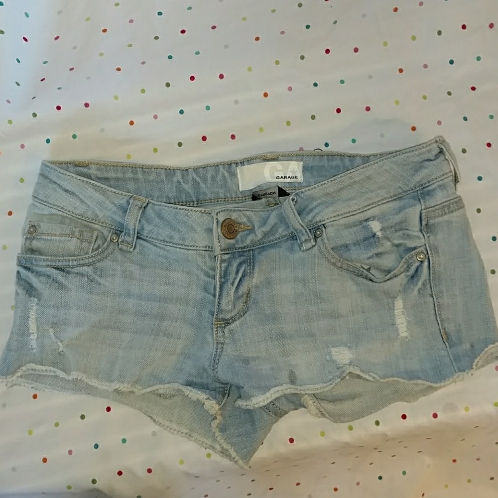 Garage jean shorts