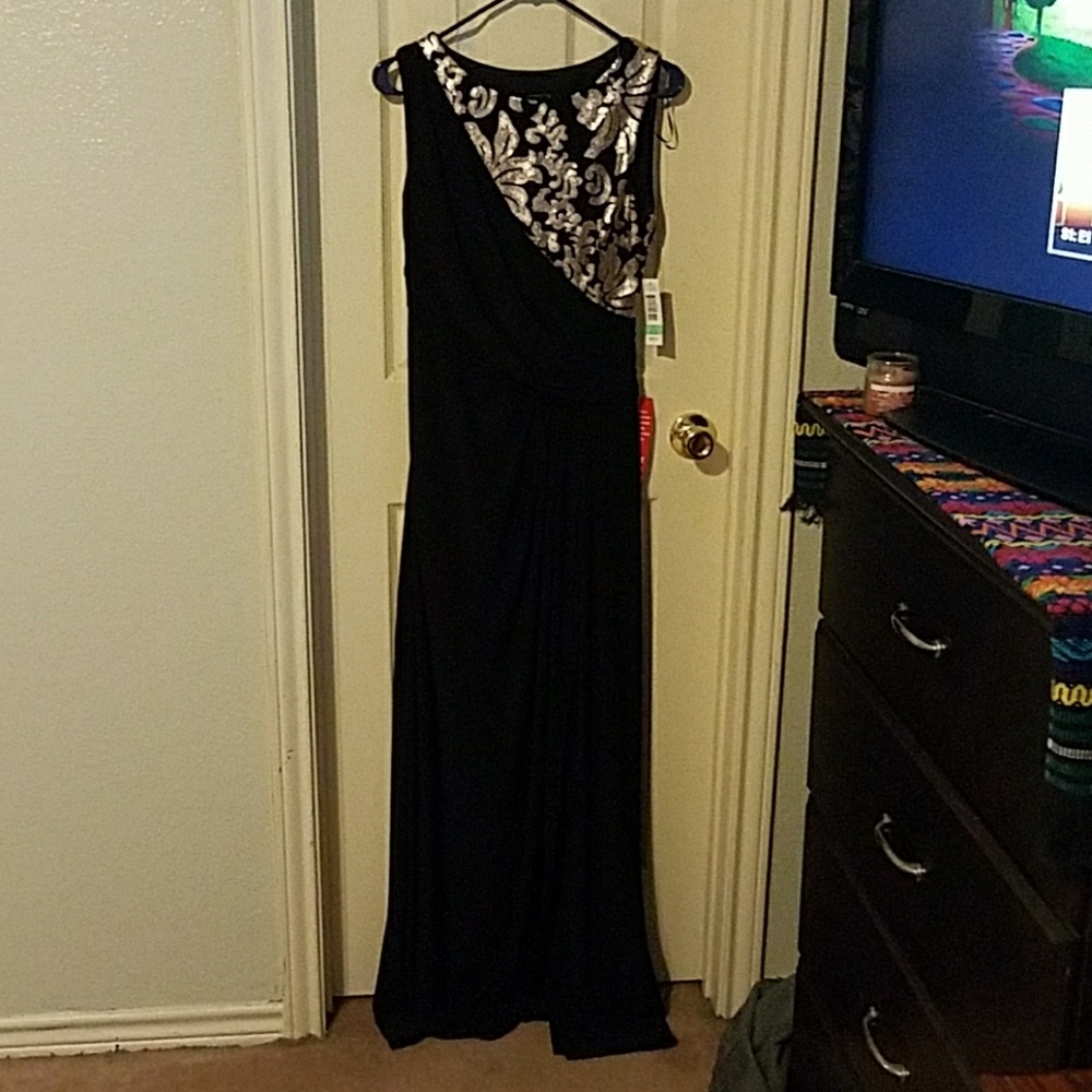 Black formal dress