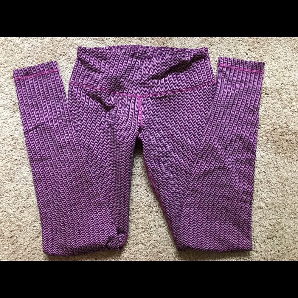 90 degree pink full length leggings XS