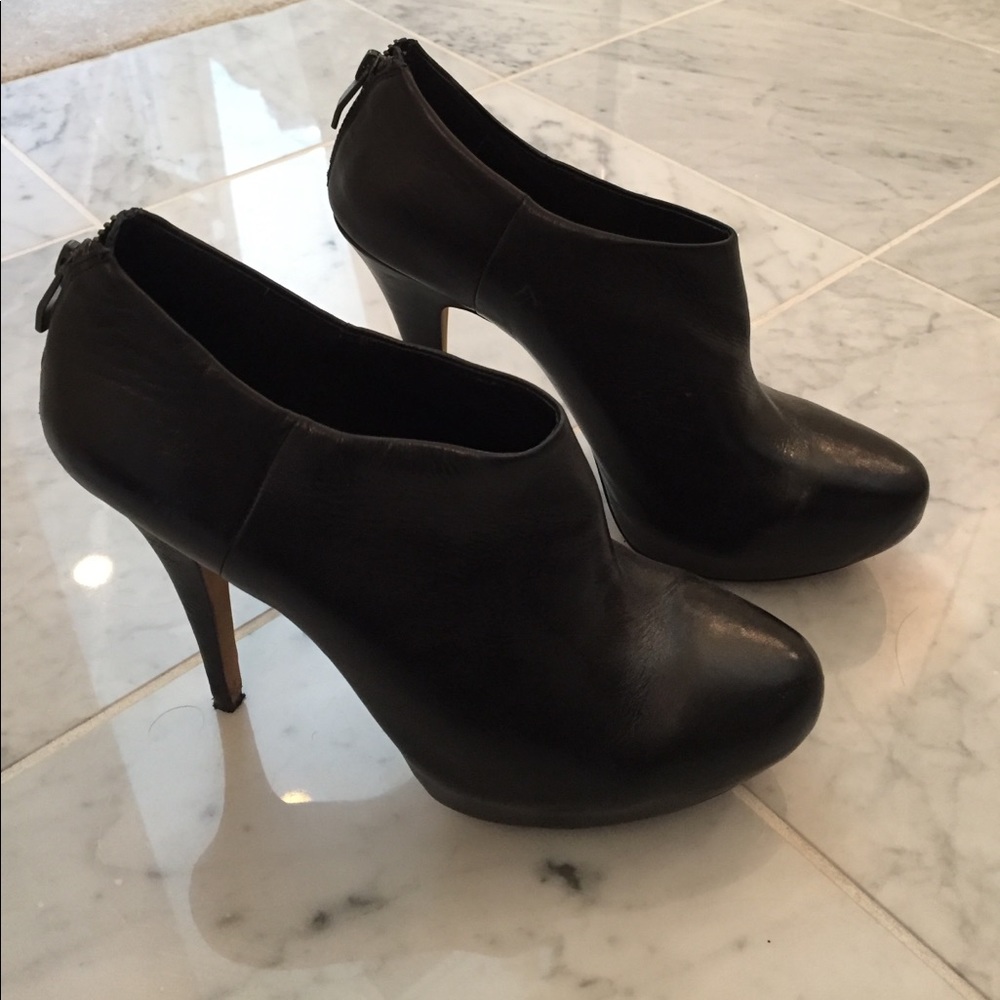 Vince Camuto black booties