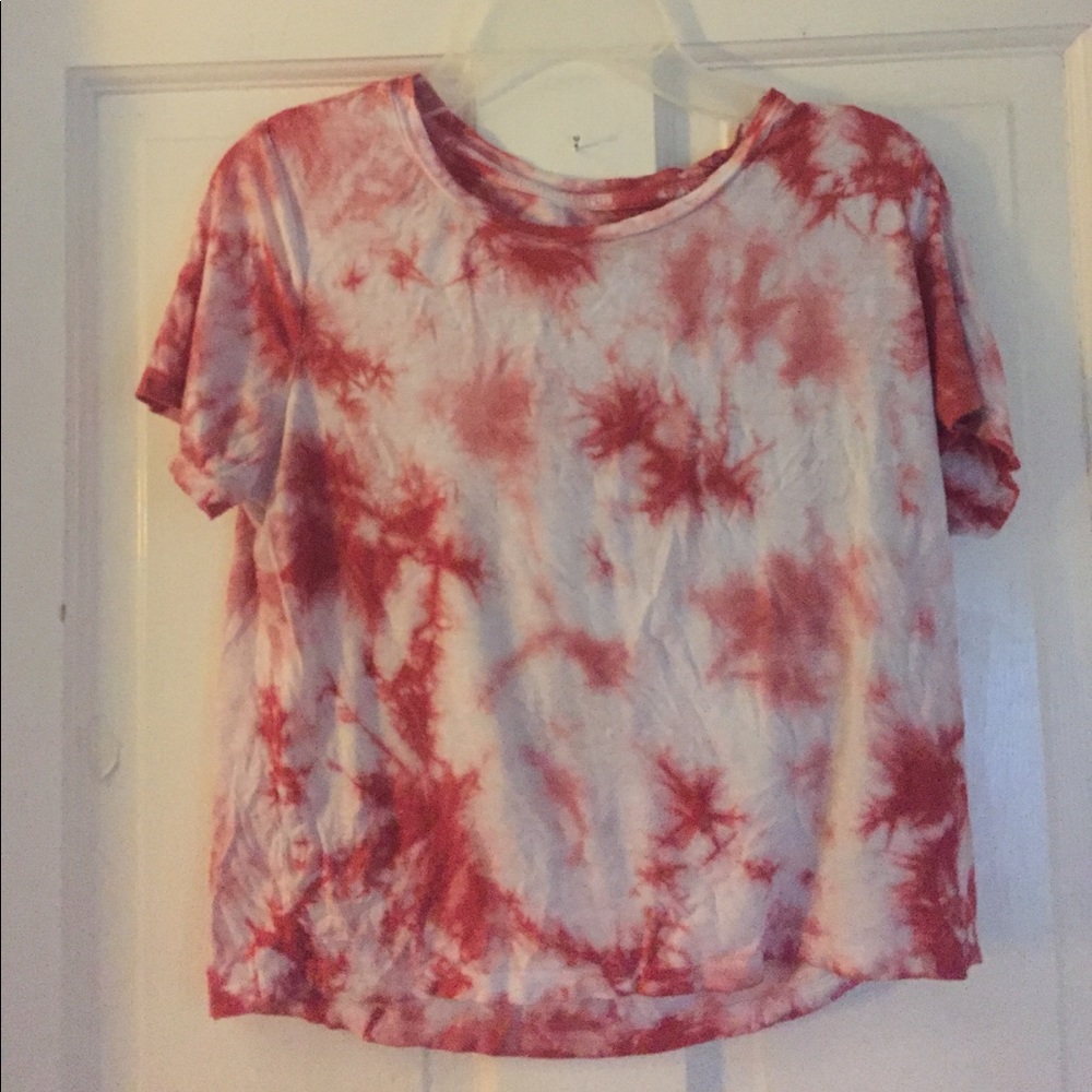 Aéropostale Red Tye Dye Tee