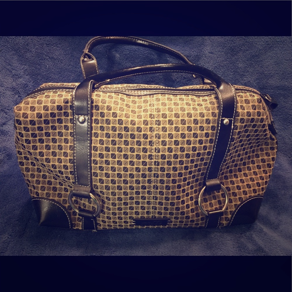 Nine and CO Shoulder Hand Bag- Brown and Black