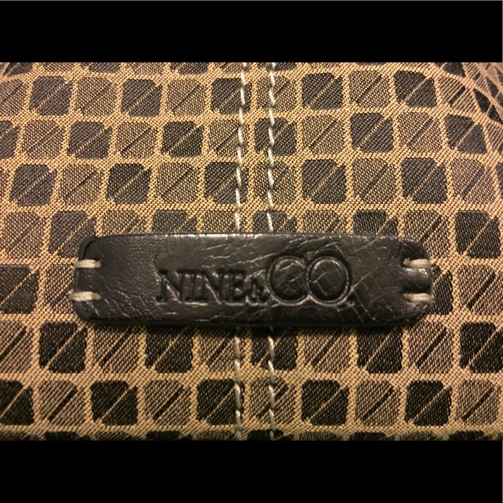 Nine and CO Shoulder Hand Bag- Brown and Black - Picture 3 of 5