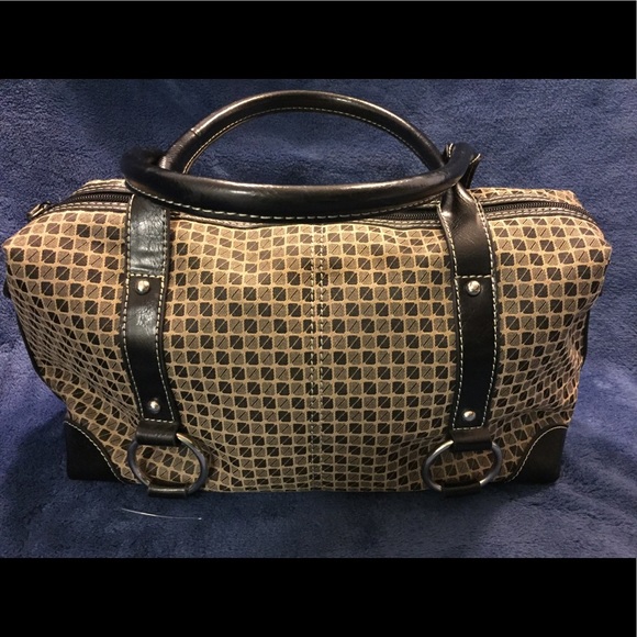 Nine and CO Shoulder Hand Bag- Brown and Black - Picture 2 of 5