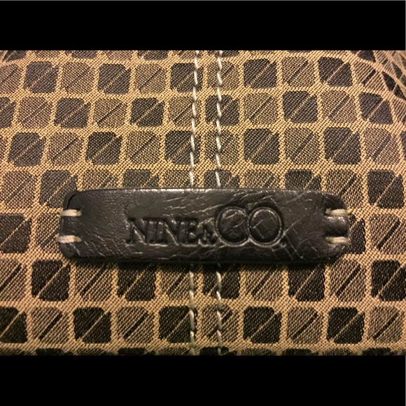 Nine and CO Shoulder Hand Bag- Brown and Black - Picture 3 of 5