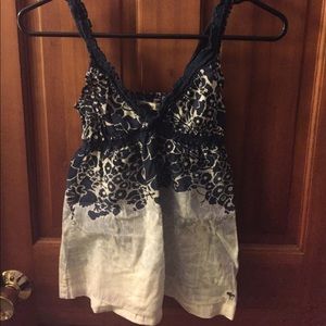 Abercrombie and Fitch ombré floral print tank top