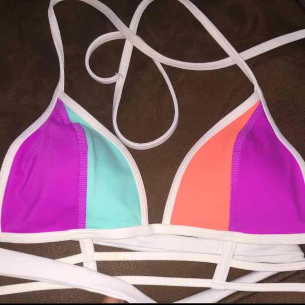 PINK swim top