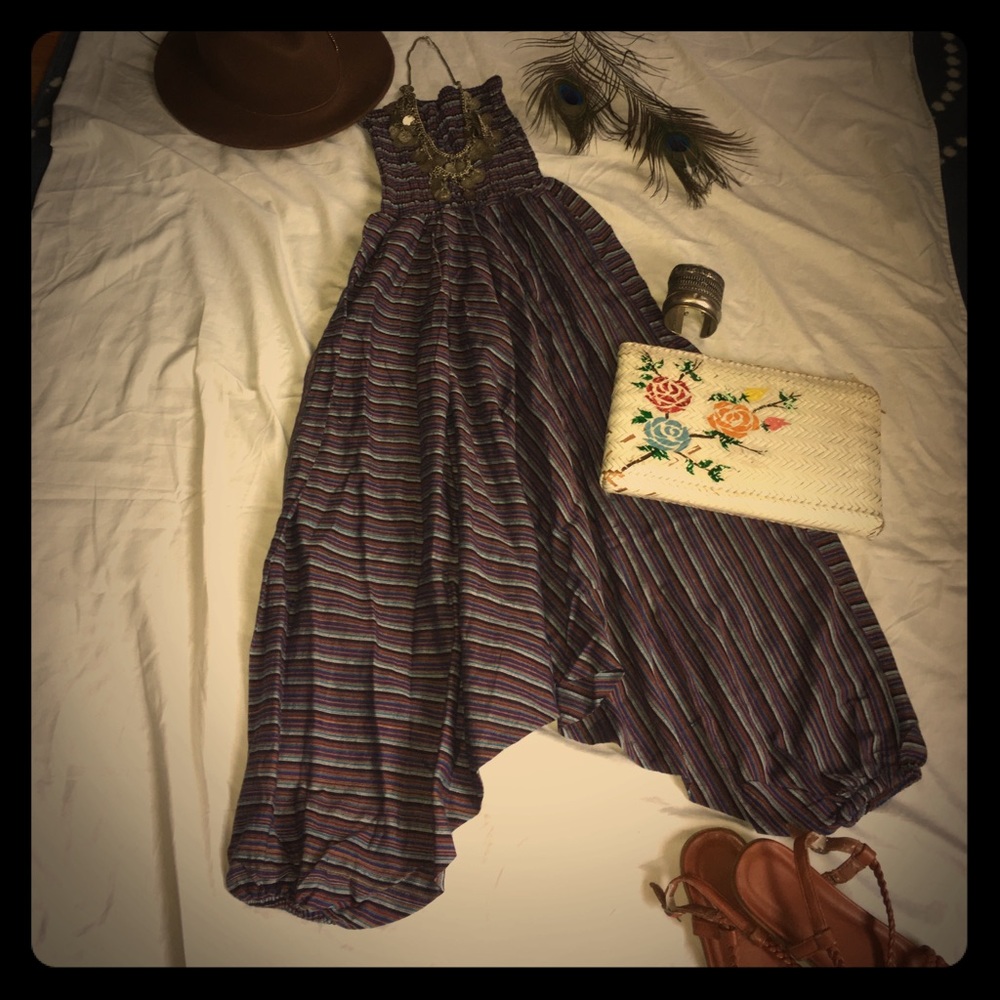 Bohemian harem pants/jumpsuit