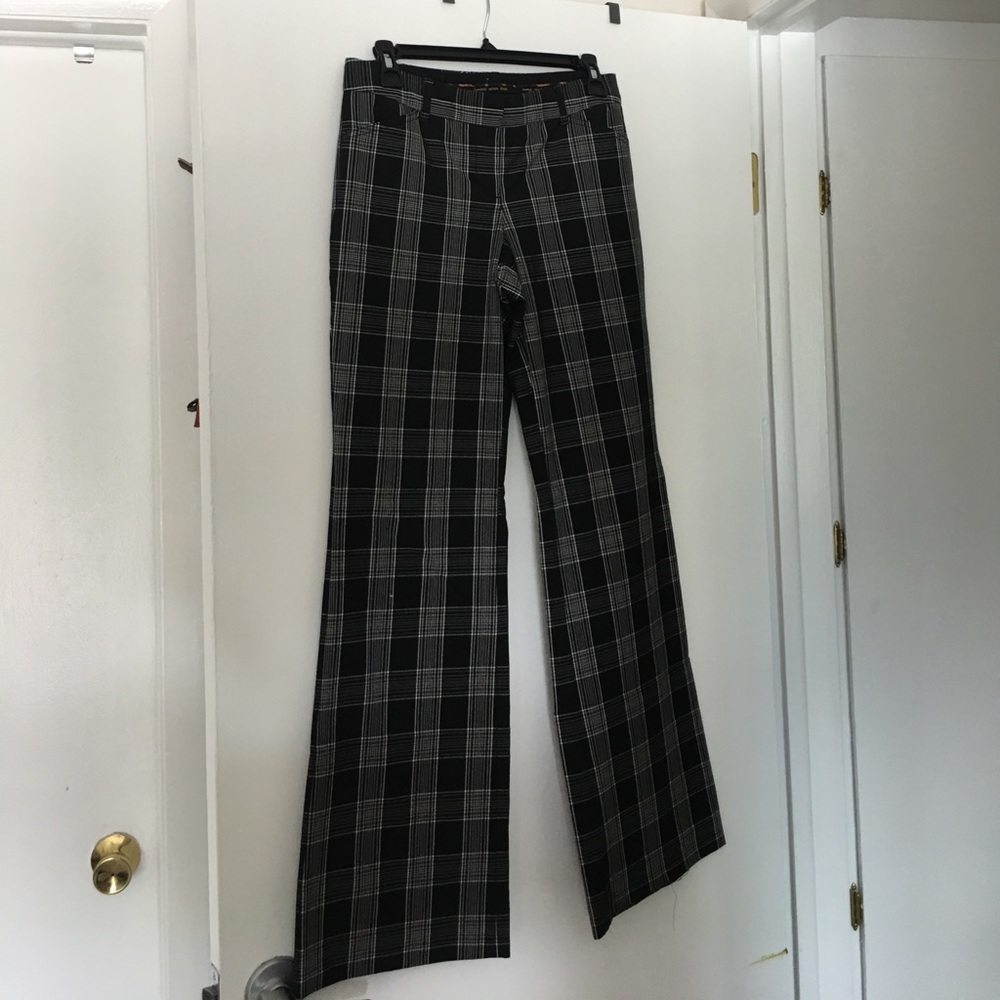 Express Editor black plaid pants