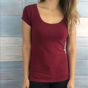 {Wet Seal} Burgundy T Shirt