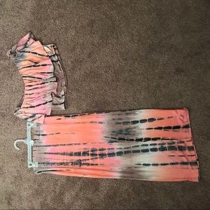 Two-piece skirt and top