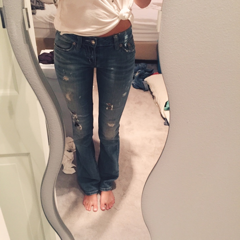 Miss Me Boot Cut Fitted Jeans