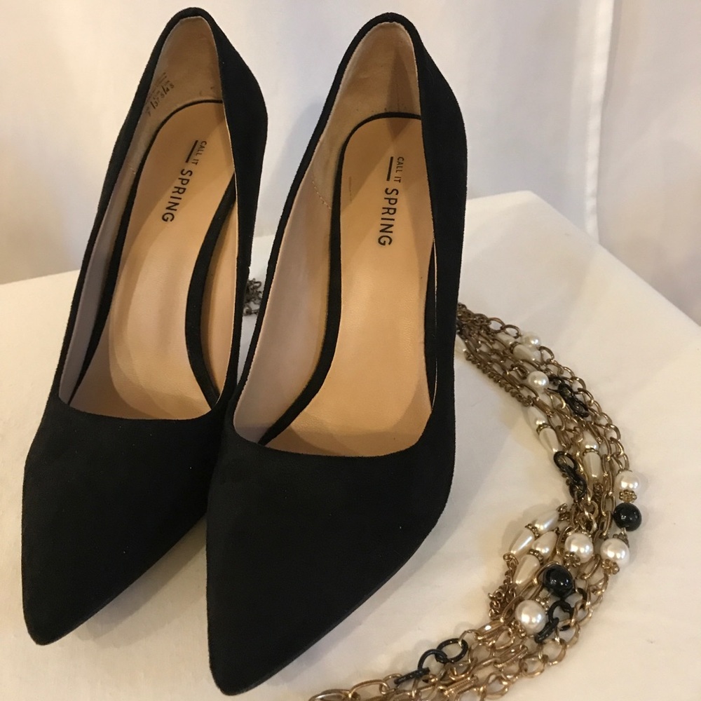 Call it Spring Black heels - Picture 2 of 3