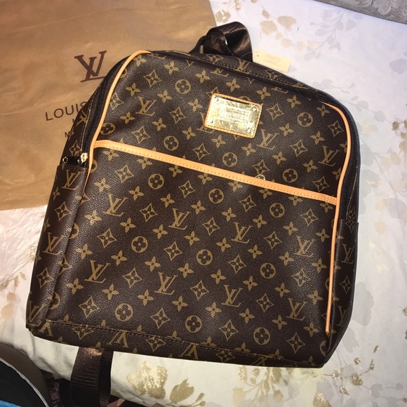 louis vuitton backpack poshmark