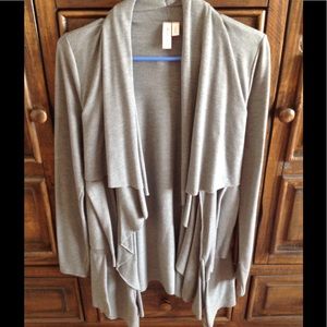 Sweet Pea long sleeved ruffled cardigan long