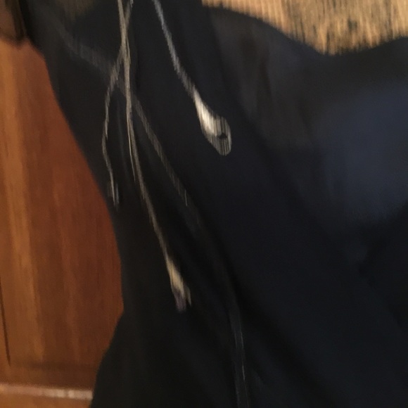 Jonathan Martin Blue Silk Drop Waist Dress - Picture 2 of 7