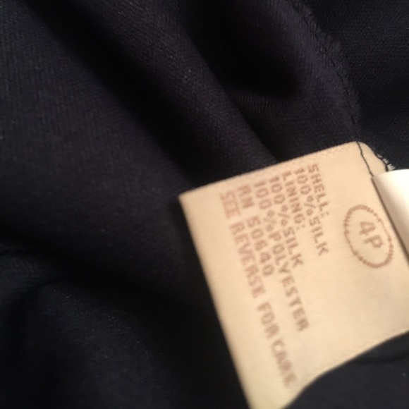 Jonathan Martin Blue Silk Drop Waist Dress - Picture 7 of 7