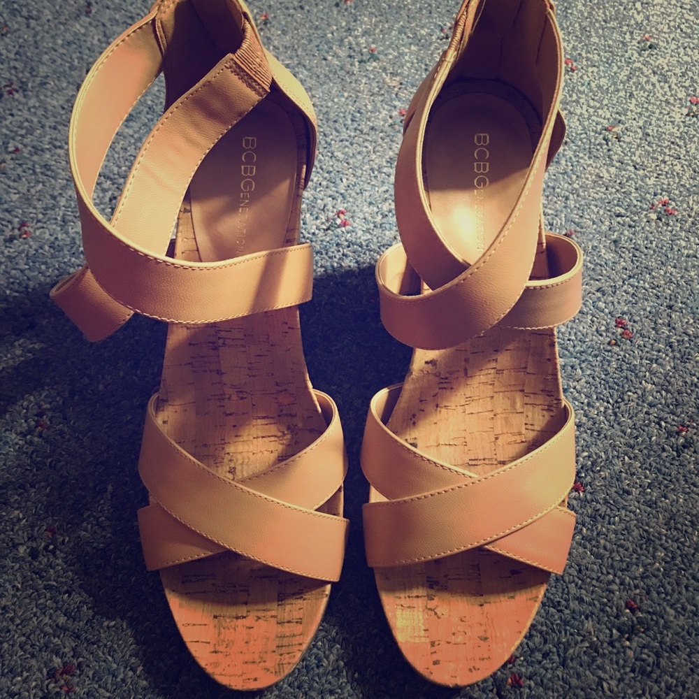 BGBGeneration strappy sandal wedges