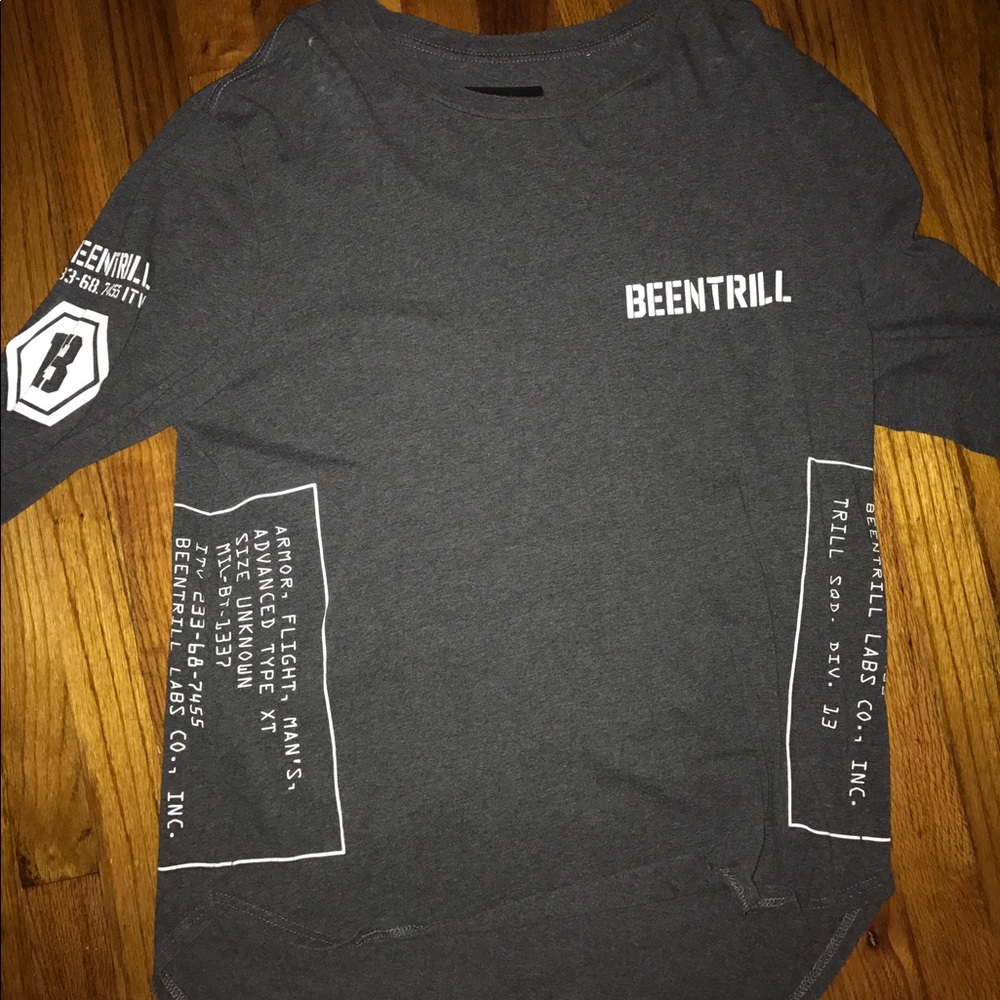 #beentrill oversized longsleeve