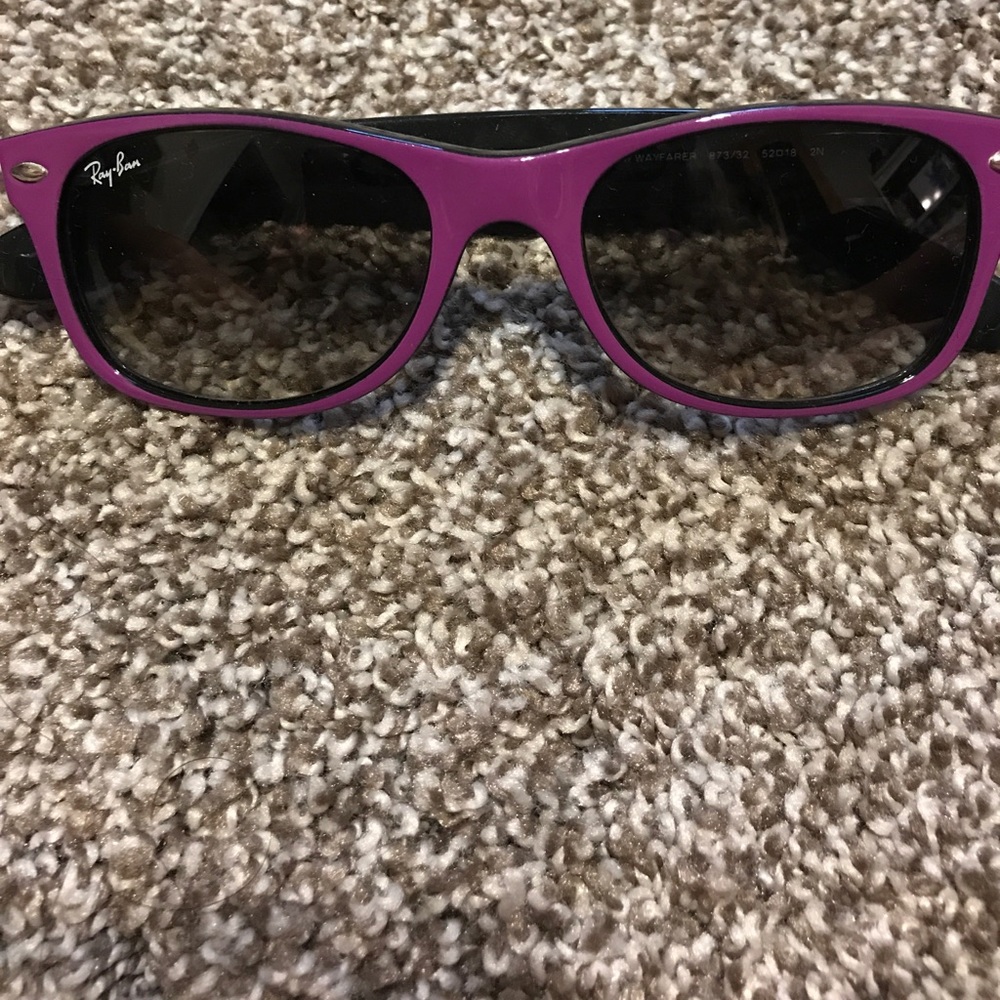 Purple Rayban Wayfarers!