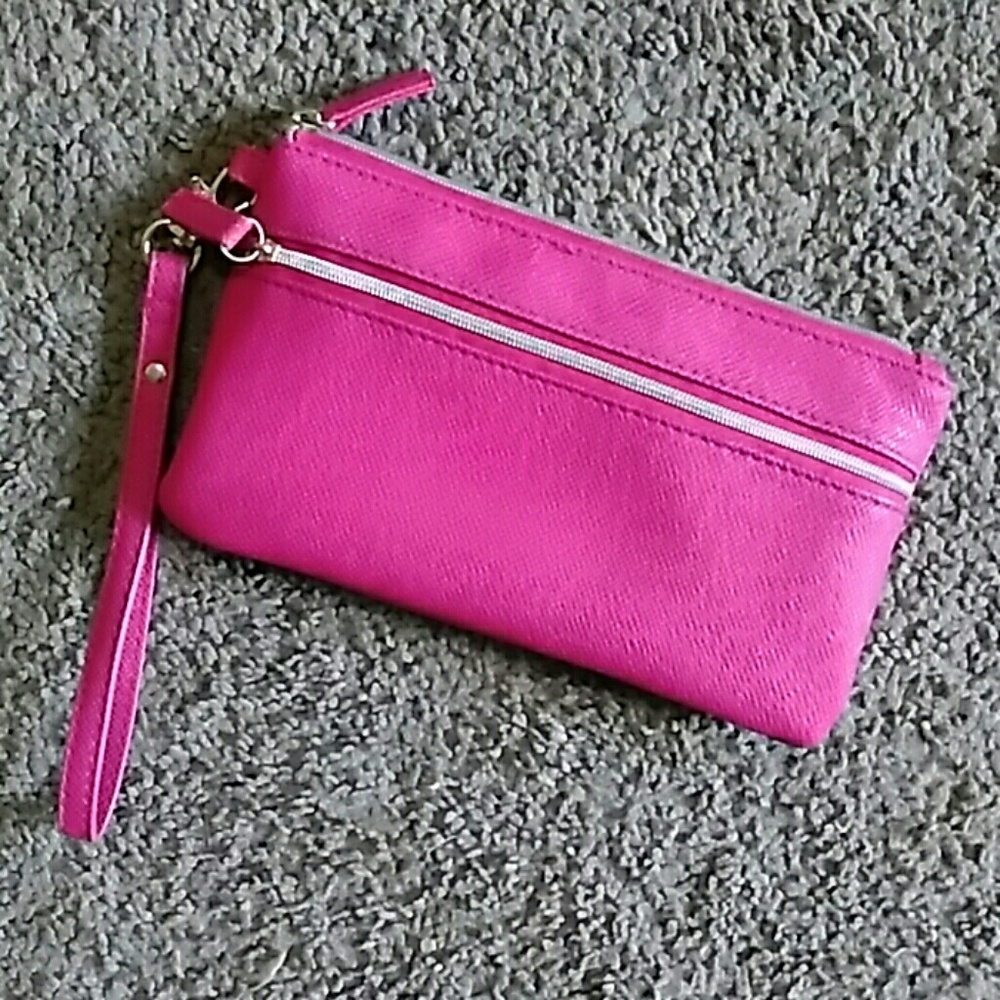 Pink & Gold Wristlet