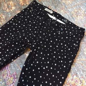 AG Legging Ankle star print jeans