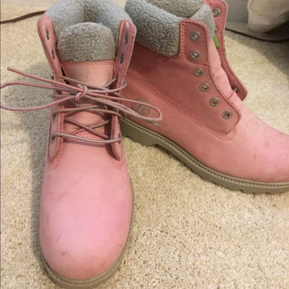 Pink timberlands