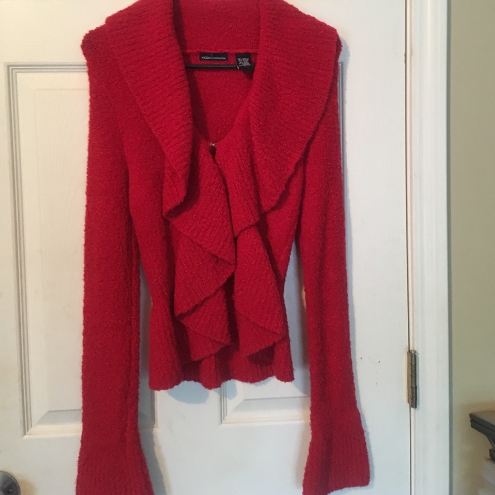 Red sweater
