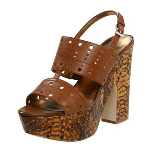 Guess Gwhanessa Leather with Snakeskin Print Shoes - Picture 1 of 6