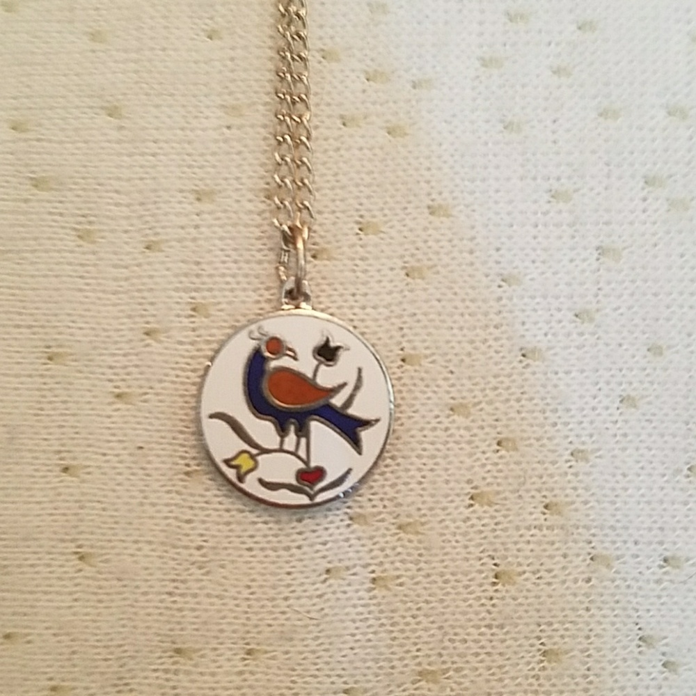 Small bird necklace