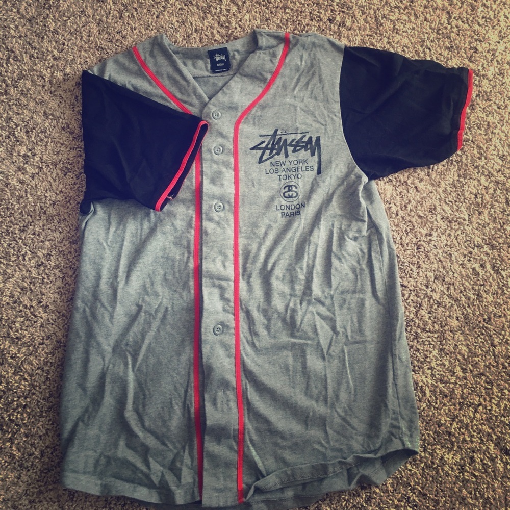 Stussy Baseball Jersey Tee