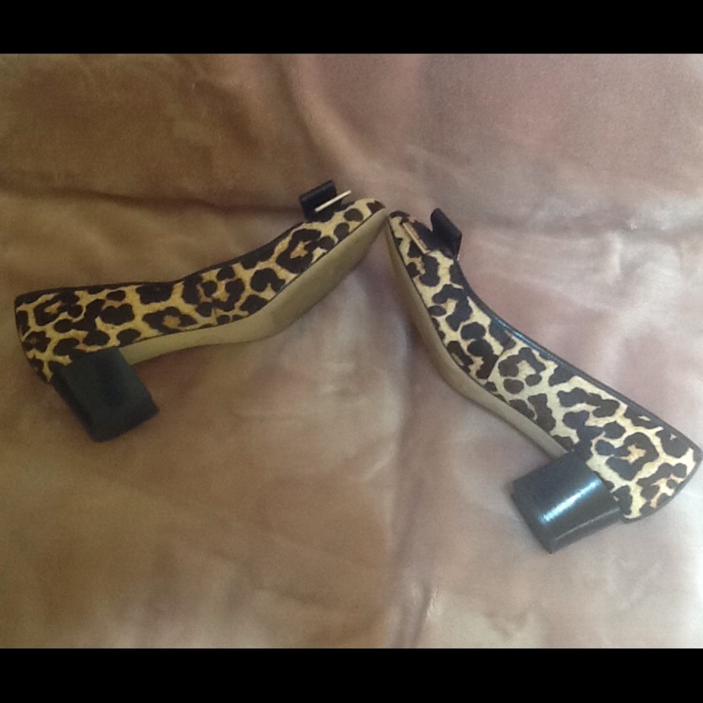 π«DONATEDπ« MICHAEL KORS π Calf Hair Chunk Heel - Picture 5 of 7